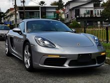 2018 PORSCHE CAYMAN 718 2.0T JAPAN SPEC UNREG - PDK - PASM - SEMI LEATHER - SPORT MODE - REVERSE CAMERA - YEAR END SALES