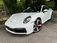 UNREG 2020 Porsche 992 3.0L Carrera 4S 911*(Inc.TAX)*rm8,888.Extra Rebate*JAPAN Porsche Approved Unit.  GT4 RS,AMG GTS,GTR,HURACAN EVO,M4 M8,NSX,DB11.
