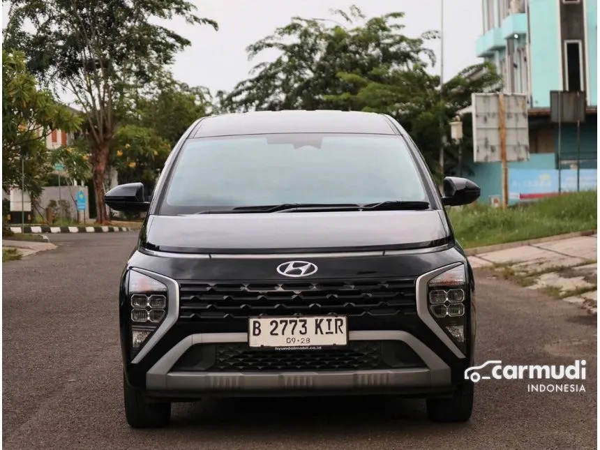 Jual Mobil Hyundai Stargazer 2023 Prime 1.5 di Banten Automatic Wagon Hitam Rp 228.000.000