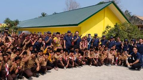 KTB Perbaiki Sekolah yang Terdampak Tsunami