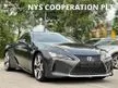 Recon 2019 Lexus LC500 5.0 V8 S Package Coupe Unregistered 10 Speed Auto Paddle Shift 21 Inch Forged Rim Mark Levinson Sound System Carbon Fiber Roof Top Al