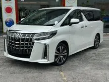 2022 Toyota Alphard 2.5  SC REAR ENTERTAIMENT DIM