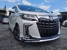 2018 Toyota Alphard 2.5 SC 3LED DIM 4CAM ORIGINAL JAPAN DAYLIGHT , ORIGINAL JAPAN BODY CHORM, SUNROOF ANDROID PLAYER MODELLISTA BODYKIT UNREG