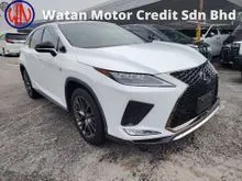 2020 Lexus RX 300 2.0 F Sport SUV Sun Roof Free 8 Year Warranty ( Promotion Free Tinted & Coating )