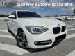 Used 2015 BMW 118i 1.6 Sport Hatchback / 1 Lady Owner / Low Mileage / Inspected Car / Warranty and Service / Free Tinted - Cars for sale