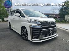 2018 Toyota Vellfire 2.5 ZG,FULL SPEC,JBL,4 CAM,TRD BODYKIT,PRE CRASH,DIM,3 EYES,2018 UNREGISTER