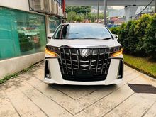 PRICE CAN NEGO!!! UNREGISTER 2.5 SC Toyota Alphard , PILOT SEAT , ANDROID DVD , ROOF MONITOR , NEW STOCK!!!