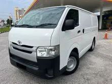 2018 Toyota Hiace 2.5 Panel Van Van (M) Blacklist Boleh Loan