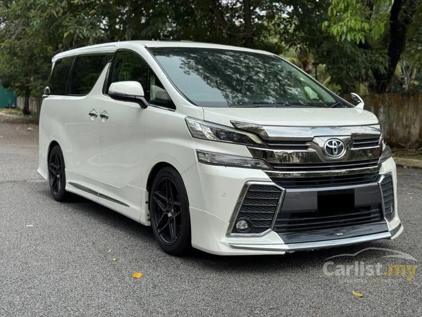 2016 Toyota Vellfire ZG MPV
