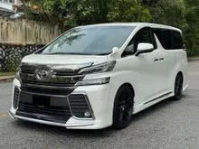 2016 Toyota Vellfire 2.5 ZG MPV FREE WARRANTY SUNROOF PILOT SEAT POWER BOOT 2 POWER DOOR