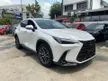 Recon 2023 Lexus NX250 2.5 Luxury Grade 6A 3k km SUV NX RX