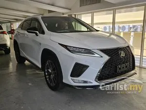 2022 Lexus RX 300 2.0 F Sport 4WD [5AB, 28K KM, PANORAMIC ROOF, RED SEATS, 4CAM, HUD, AIRCOND SEATS]