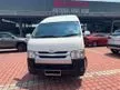 Used 2015 Toyota Hiace 2.5 Window Van(D) +FREE 3 YEARS WARRANTY +FREE 3 YEARS SERVICE by Authorized Toyota Service Centre +TRUSTED DEALER