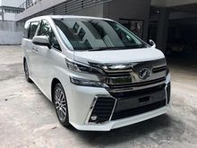 2016 Toyota Vellfire 3.5 ZA G ZAG Sunroof Pre Crash Unreg
