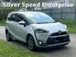 2018 Toyota Sienta 1.5 V  [FULL SERVICE RECORD] [7 SEATERS] [KEYLESS/P.START] [2 PWR DOOR] [TIPTOP]