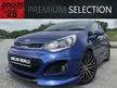 Used ORI 2014 Kia Rio 1.4 SX Hatchback (A) CBU HIGH SPEC SUNROOF PUSH START BUTTON BLACK INTERIOR & FABRIC SEAT NEW PAINT WITH FULL BODYKIT ONE OWNER