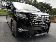 2015 Toyota Alphard 2.5 SC Package JBL Sound System Special Offer Unregistered
