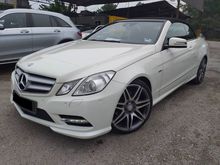 2012 Mercedes-Benz E200 COUPE CGI TURBO 1.8 (A) CONVERTIBLE 49K KM E250 CABRIOLET FULLY AMG SPEC 7 G-TRONIC 2013