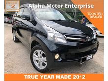 2012 TRUE Toyota Avanza 1.5 G (A) G-SPEC DVD PROMOTION