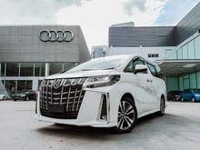 2018 Toyota Alphard 2.5 SC 2/3LED PRECRASH SUNROOF LEATHER MLDS BODYKIT
