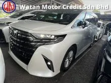 TOYOTA ALPHARD 2.5 Z NEW MODEL AGH40 5A SIDESTEP SUNROOF DIM BSM 2024 JAPAN UNREG CHEAPEST IN TOWN
