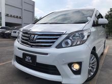 13 7 SEATER PLATINUM 2 PWR DOOR HIGHSPEC PEARLWHITE FACELIFT Alphard 2.4 G 240S Gold LIMITED EDITION PROMO SALES