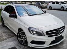 2013 MERCEDES BENZ A180 AMG UNREG JAPAN SPEC PANORAMIC ROOF SELLING PRICE ( RM 133,000.00 NEGO ) WHITE COLOR BODY ( 0817 )