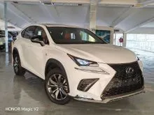 2021 Lexus NX 300 2.0 F Sport with 360 CAMS GRADE 4.5B