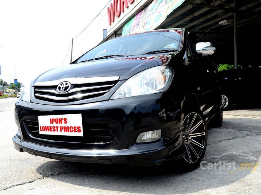 Toyota Innova 2011 G 2.0 in Perak Automatic MPV Black for 