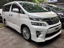 2012 Toyota Vellfire 2.4 Z MPV