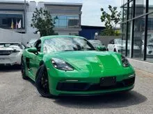 2022 Porsche 718 4.0 Cayman GTS Coupe Mint Condition