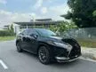 Recon 2020 Lexus RX300 2.0 F SPORT FREE TINTED,FREE COATING,5 YEARS WARRANTY,4 LED,Sunroof,Black Leather Seat,Surround Camera,Rear Electric Seat,BSM,HUD
