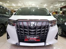 2018 Toyota Alphard 2.5 G AT Plat D KM 11RB