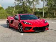 2022 Chevrolet Corvette 6.2 Stingray 3LT Coupe Japan Spec Unreg Low Mileage Bose Sound System RWD V8 Front Lifter Seat Ventilation Carbon Seats Good D