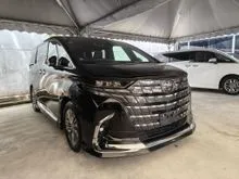 2023 Toyota Alphard 2.5 Z Modelista,GRADE 5A,3K KM,FULL, MODELISTA BODYKIT ORI,HUD,ROOF TV,DIM,BSM