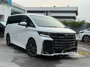 2025 Toyota Vellfire 2.4 Z Premier MPV 6A UNREG BROWN LEATHER LOW MILEAGE ORI CONDITION