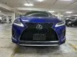 Recon 2020 Lexus RX300 2.0 F Sport**FULL SPEC**ULTRASONIC BLUE COLOUR**SUNROOF**7 YEARS WARRANTY