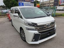 2016 Toyota Vellfire 2.5 Z G Edition - GRADE 5 - 5 YEARS WARRANTY - KL AP - CRAZY SALES 2020