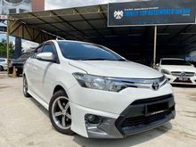 2014 Toyota Vios 1.5 Sedan = TRD BODYKITS = LOW MILEAGE = REVERSE CAMERA = LEATHER SEAT = WARRANTY = YES YEAR END SALE= PUCHONG DEALER
