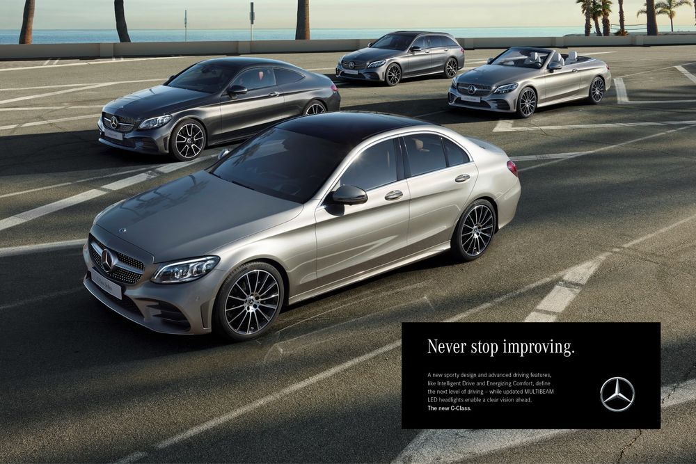 Mercedes-Benz Compares The New C-Class With Top Athletes In Latest