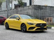 RECARO SEAT 2021 Mercedes-Benz AMG CLA35 2.0 4MATIC COUPE RED INTERIOR