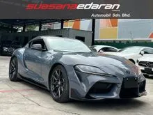 2024 Toyota GR Supra 3.0 Coupe#JBL#DRL#Carbon Fibre Interior Pack#Keyless Entry#Reverse Camera#19Rims#Black/Red Half Leather Suede Seats#BSM#MFSW#HUD