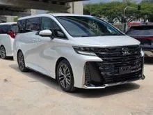JPN UNREG# 2025 Toyota Vellfire 2.4 Z Premier (GRADE 6A)
