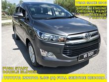 2016 Toyota Innova 2.0 G FACELIFT (A) FULL SERVICE RECORD LOW MILEAGE ORIGINAL PAINT (ALMOST LIKE NEW)