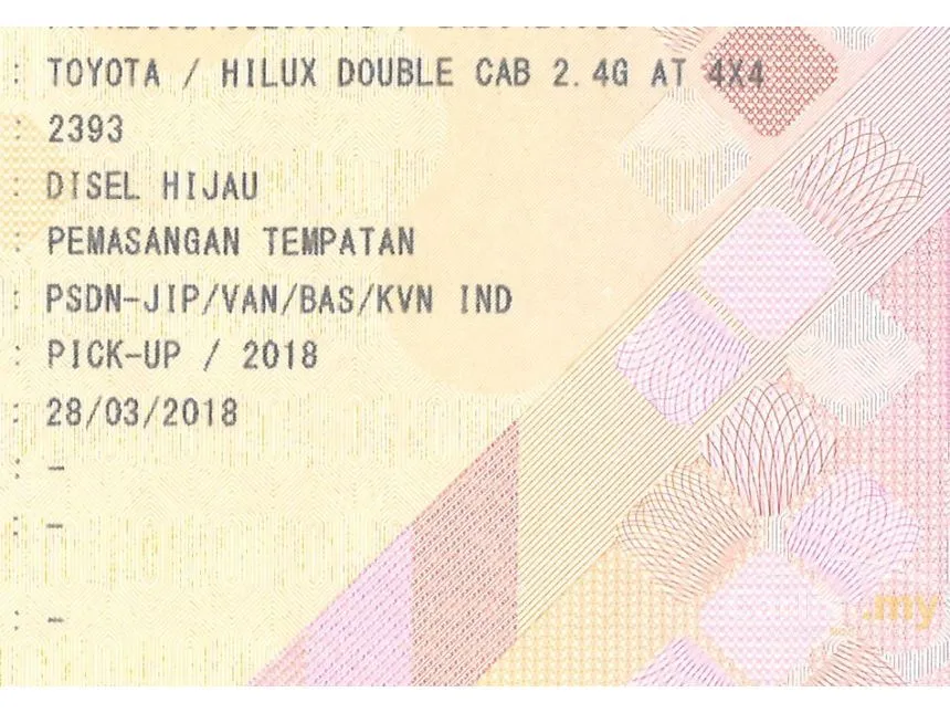 2018 Toyota Hilux G Dual Cab Pickup