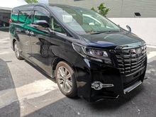 2017 Toyota Alphard 2.5 SC Package *PRE-CRASH SYSTEM **FMCO OFFER** (UNREGISTERED)