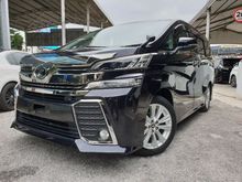 2016 Toyota Vellfire 2.5 Z 8 seater precrash RAYA SALES