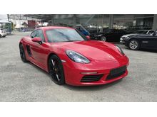 2016 PORSCHE CAYMAN S 718 2.5 TURBO PDK SPORT CHRONO (MEGA SPEC) - UNREG 16 $ NEW MODEL $ OFFER $ HURRY $