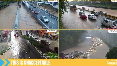 Flash Floods Sweeps Through Klang Valley Again, Chaos On The Road
