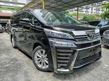 2018 TOYOTA VELLFIRE 2.5 Z 8 SEATER - SUNROOF LKA PRE CRASH SAFETY 5 YEAR WARRANTY